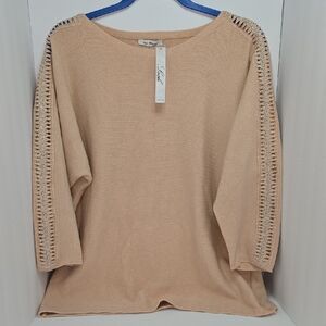 (New) Vila Milano "Lush" Soft Pink Sweater Size L